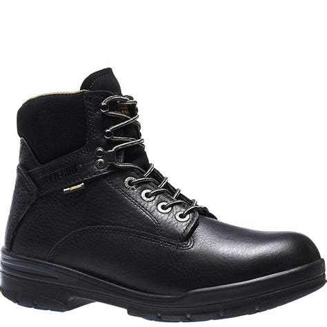 wolverine boots for men black